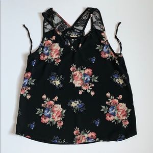 Floral tank top